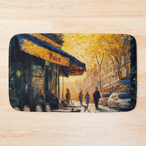 Item preview, French Café Impressionism | Paris Street Scene Painting designed and sold by CARRAANN.
