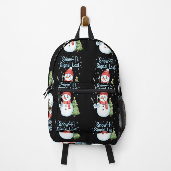 Item preview, Snow-Fi Signal Lost Funny Broken Snowman WiFi  designed and sold by FreeArt2.