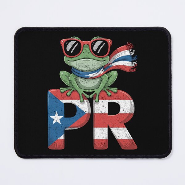Item preview, Puerto Rico Coquí Frog PR Flag Design for Island Pride Lovers designed and sold by FreshVibe Prints.
