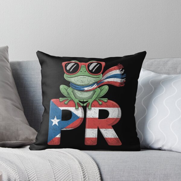 Item preview, Puerto Rico Coquí Frog PR Flag Design for Island Pride Lovers designed and sold by FreshVibe Prints.