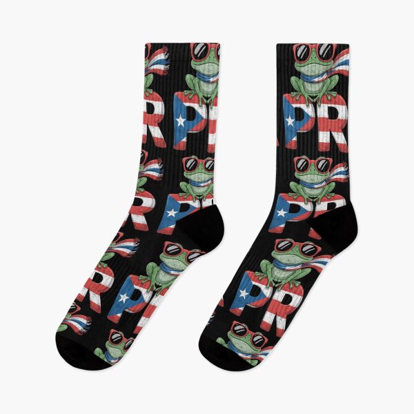 Item preview, Puerto Rico Coquí Frog PR Flag Design for Island Pride Lovers designed and sold by FreshVibe Prints.