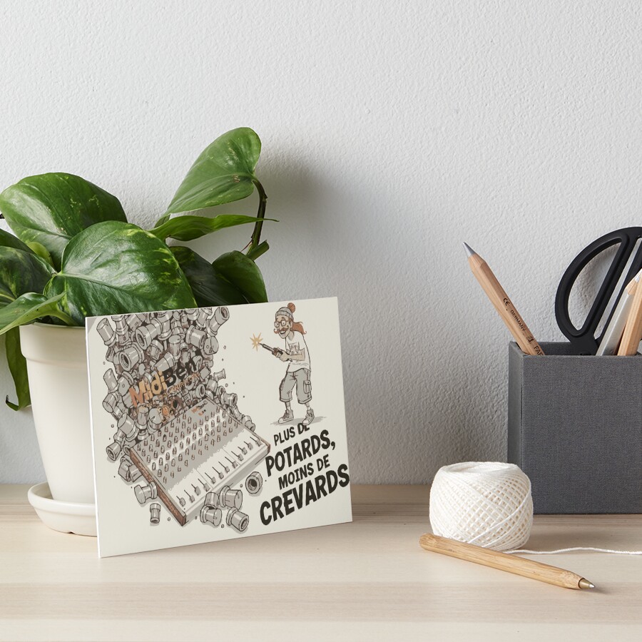 Item preview, Art Board Print designed and sold by Midiben.