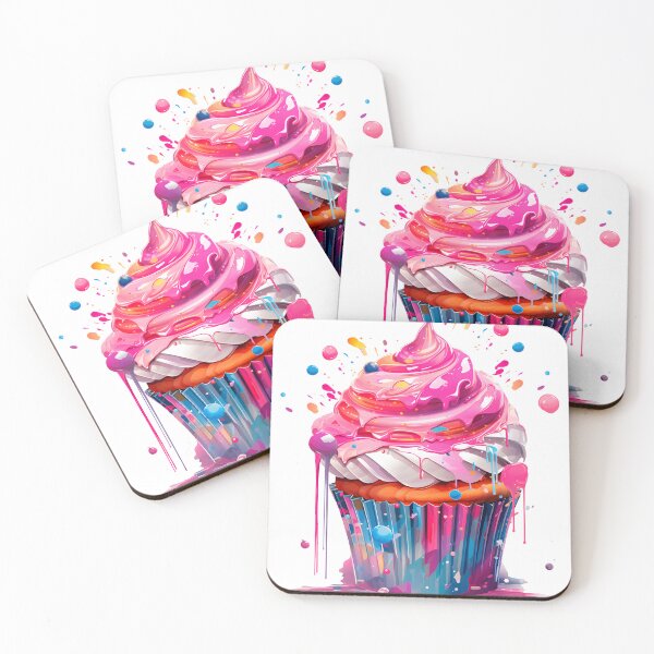 Item preview, Cupcake-Baking Watercolor 03 designed and sold by CharlieDesings.