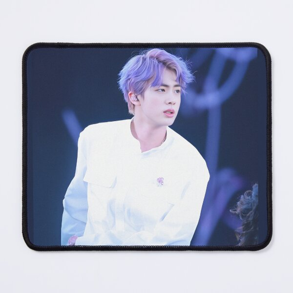 Item preview, Jin BTS Angel with purple hair designed and sold by loveiscosmic.