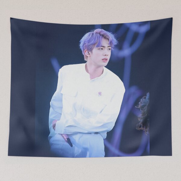 Item preview, Jin BTS Angel with purple hair designed and sold by loveiscosmic.