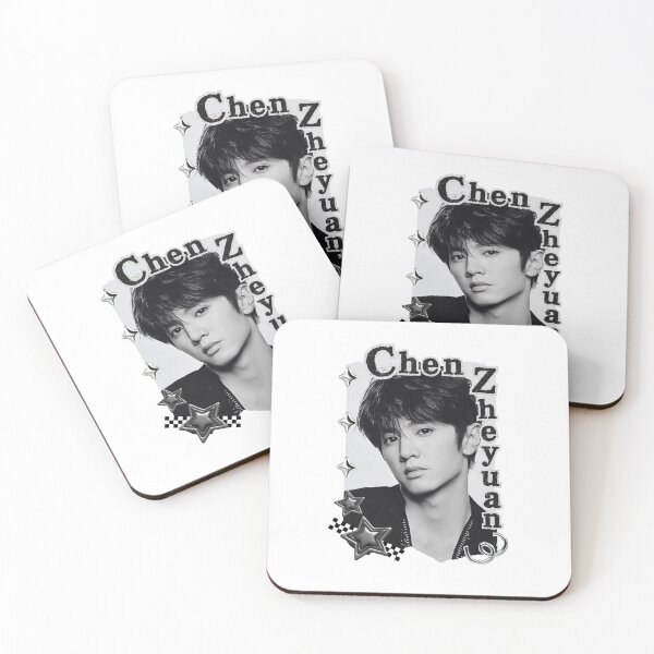 Item preview, Chen Zheyuan (陈哲远) Hidden Love Chinese Actor Cdrama Chinese Entertainment Black and White Collage Digital Art Portrait designed and sold by AJUNICE STUDIO.