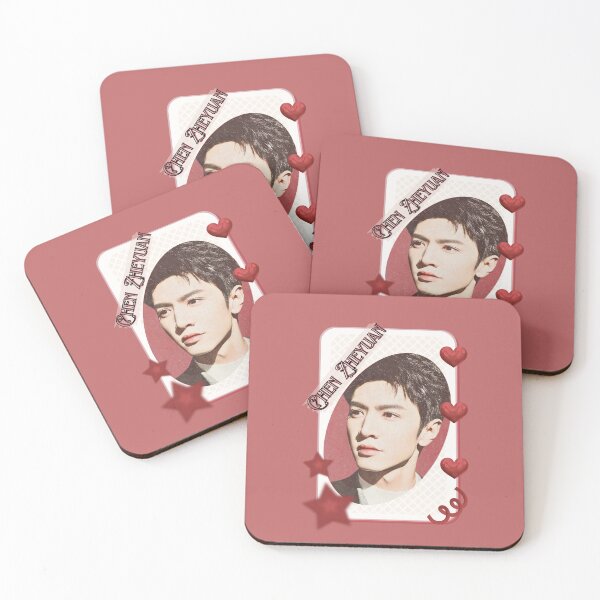 Item preview, Chen Zheyuan (陈哲远) Hidden Love Chinese Actor Cdrama Chinese Entertainment Card Red Aesthetic Collage Design designed and sold by AJUNICE STUDIO.