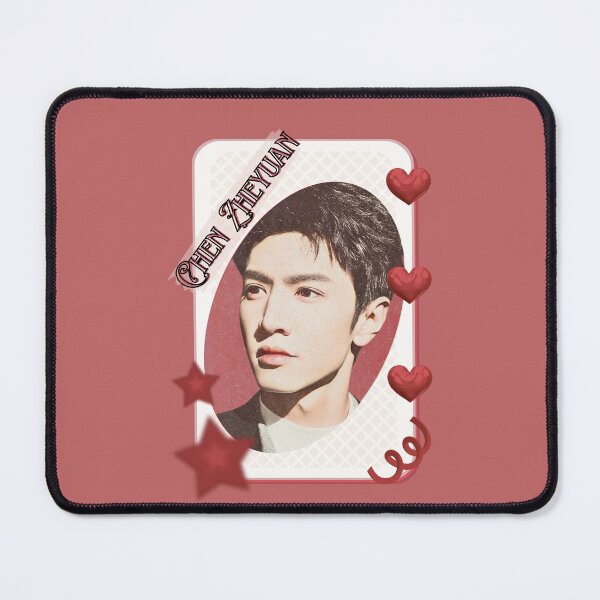Item preview, Chen Zheyuan (陈哲远) Hidden Love Chinese Actor Cdrama Chinese Entertainment Card Red Aesthetic Collage Design designed and sold by AJUNICE STUDIO.