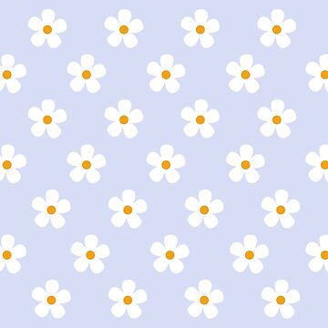 Artwork thumbnail, Blue Daisy Design by cupidsshopx