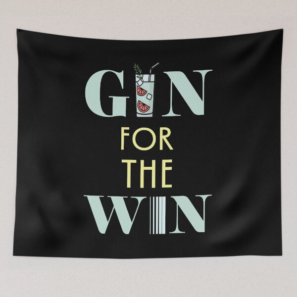 Item preview, Gin for the Win – Cocktail Lover designed and sold by SidTastic .