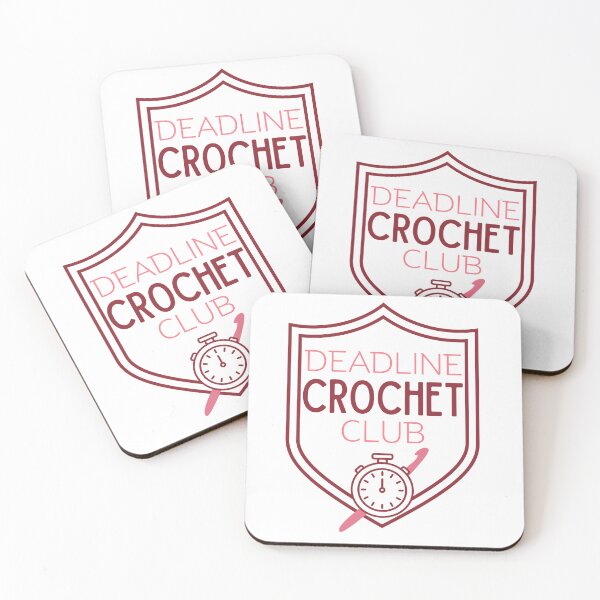 Item preview, Deadline Crochet Club Badge: Crocheting Award designed and sold by WOOL//TYPE.