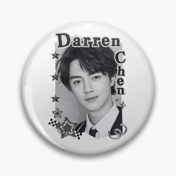 Item preview, Darren Chen (Guan Hong 官鸿) Chinese Actor Cdrama Chinese Entertainment Black and White Collage Digital Art Portrait designed and sold by AJUNICE STUDIO.