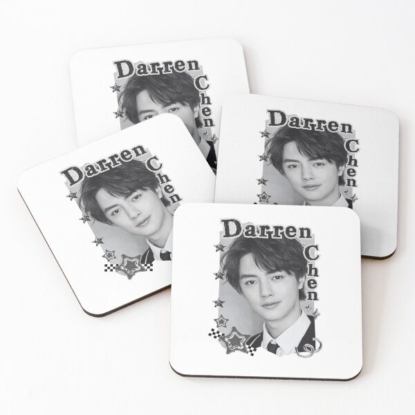Item preview, Darren Chen (Guan Hong 官鸿) Chinese Actor Cdrama Chinese Entertainment Black and White Collage Digital Art Portrait designed and sold by AJUNICE STUDIO.