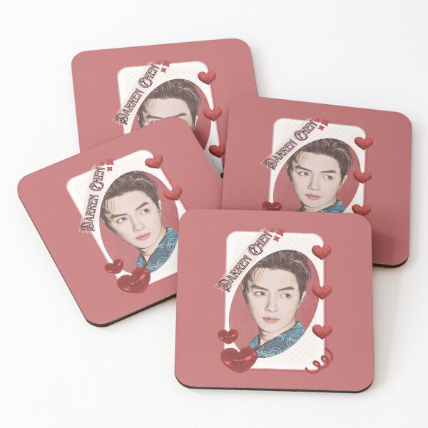 Item preview, Darren Chen (Guan Hong 官鸿) Chinese Actor Cdrama Chinese Entertainment Card Red Aesthetic Collage Design designed and sold by AJUNICE STUDIO.