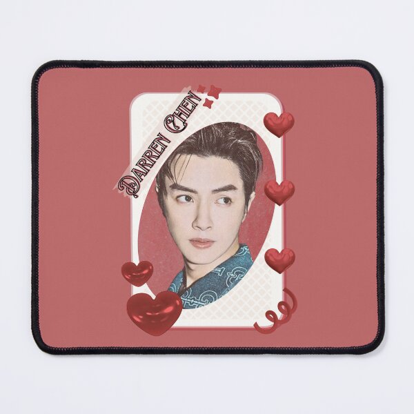 Item preview, Darren Chen (Guan Hong 官鸿) Chinese Actor Cdrama Chinese Entertainment Card Red Aesthetic Collage Design designed and sold by AJUNICE STUDIO.