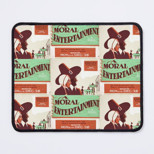 Item preview, Vintage Theatre Poster | Moral Entertainment | Colonial America | Copley Theatre Boston | Pilgrim Theme designed and sold by artofuniverse.