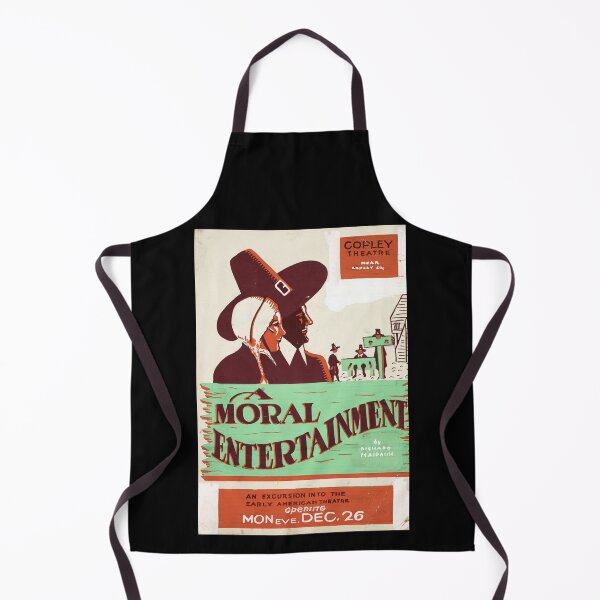 Item preview, Vintage Theatre Poster | Moral Entertainment | Colonial America | Copley Theatre Boston | Pilgrim Theme designed and sold by artofuniverse.