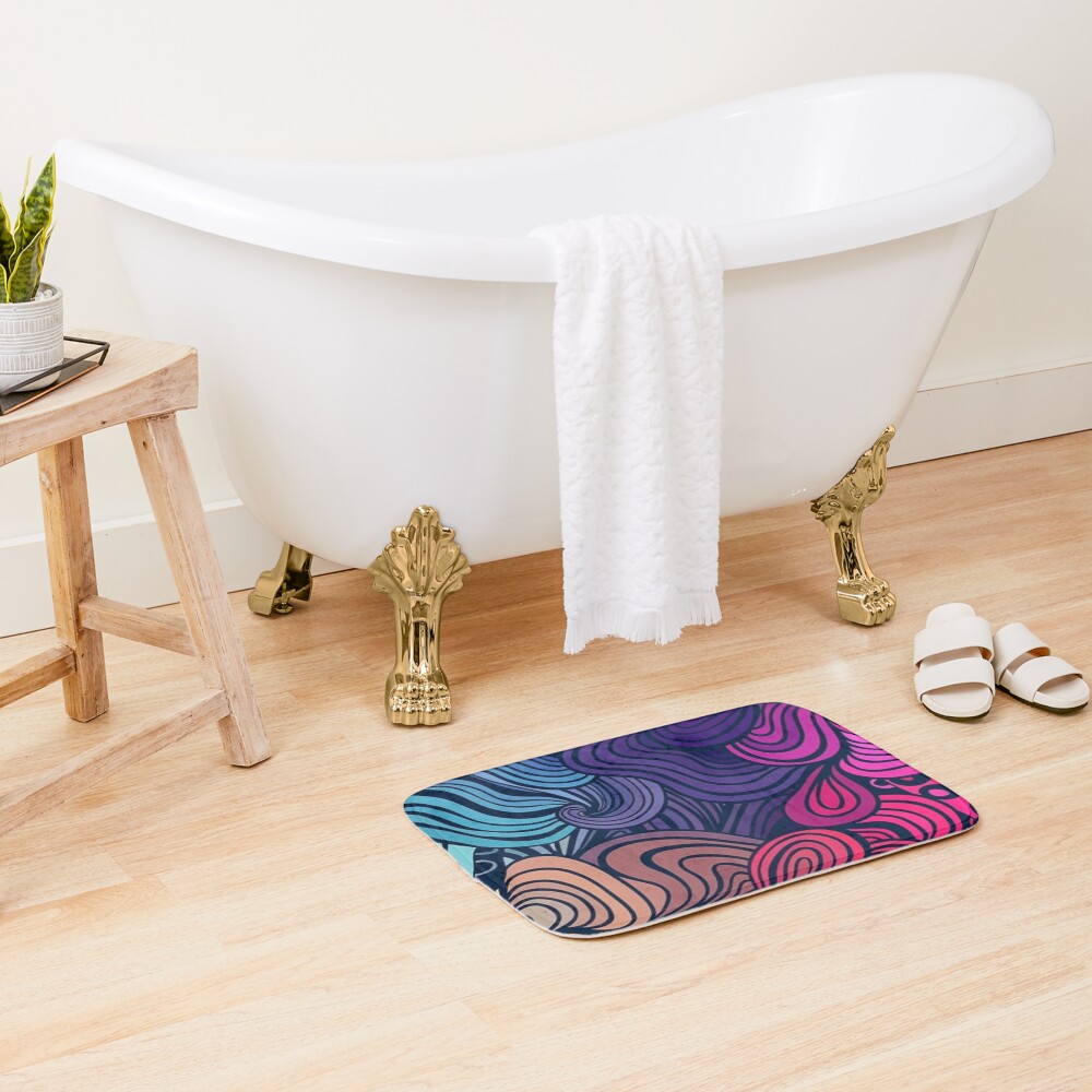 Item preview, Bath Mat designed and sold by GraphicMondaze.