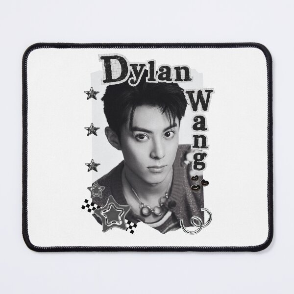 Item preview, Dylan Wang (Wang Hedi 王鹤棣) Chinese Actor Cdrama Chinese Entertainment Black and White Collage Digital Art Portrait designed and sold by AJUNICE STUDIO.