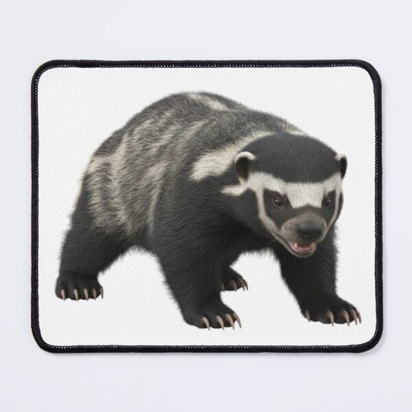Item preview, Honey Badger Art, Fearless Animal Lover, Mellivora Capensis, Resilient Wildlife Gift, Zero Fucks Given Attitude designed and sold by Ditstyle.