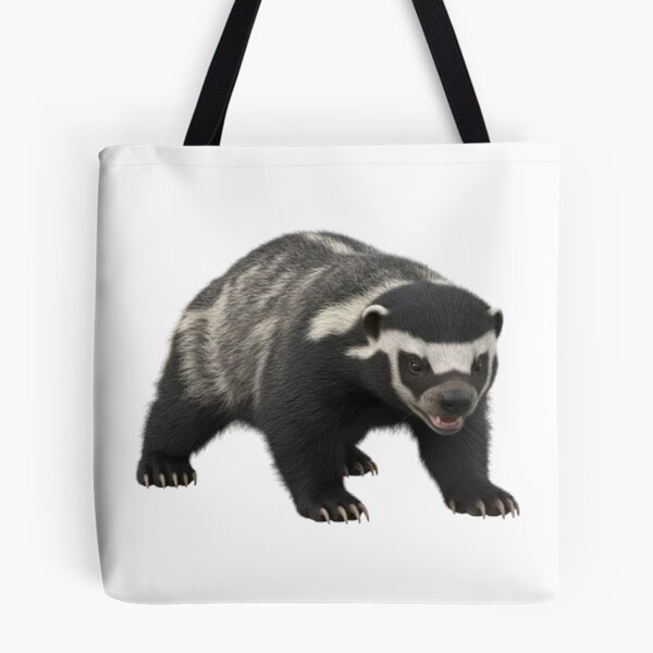 Item preview, Honey Badger Art, Fearless Animal Lover, Mellivora Capensis, Resilient Wildlife Gift, Zero Fucks Given Attitude designed and sold by Ditstyle.