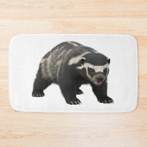 Item preview, Honey Badger Art, Fearless Animal Lover, Mellivora Capensis, Resilient Wildlife Gift, Zero Fucks Given Attitude designed and sold by Ditstyle.