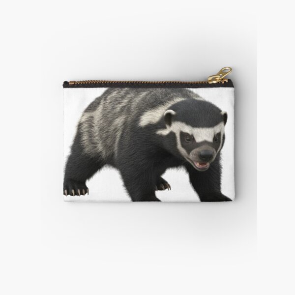Item preview, Honey Badger Art, Fearless Animal Lover, Mellivora Capensis, Resilient Wildlife Gift, Zero Fucks Given Attitude designed and sold by Ditstyle.