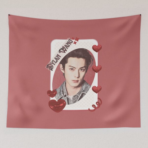 Item preview, Dylan Wang (Wang Hedi 王鹤棣) Chinese Actor Cdrama Chinese Entertainment Card Red Aesthetic Collage Design designed and sold by AJUNICE STUDIO.