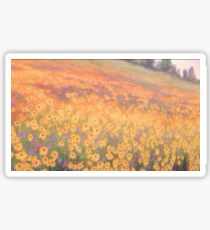 Wildflower Mural without text Sticker