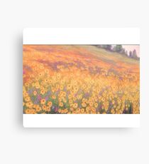 Wildflower Mural without text Canvas Print