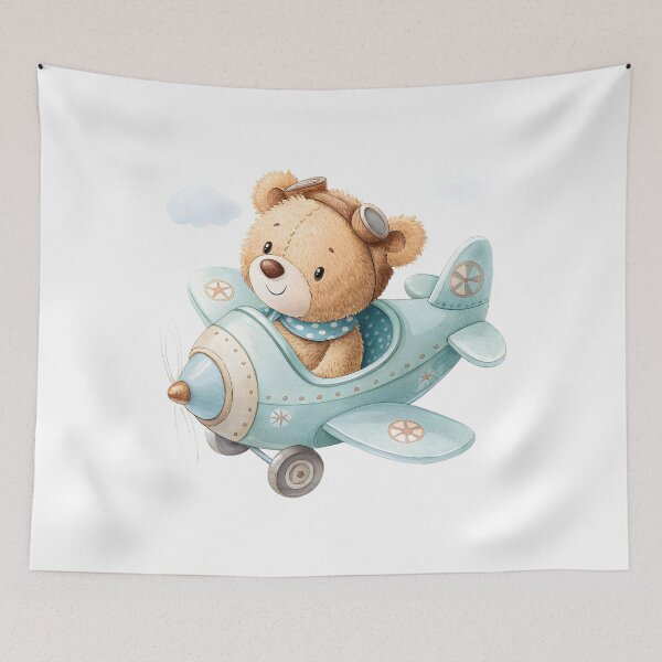 Item preview, Aviator Bear Adventure Art designed and sold by DariaOltes.