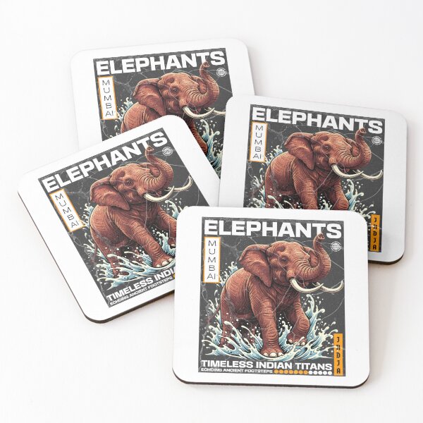 Item preview, Mumbai Elephants – Timeless Indian Titans designed and sold by Mafiadonar.