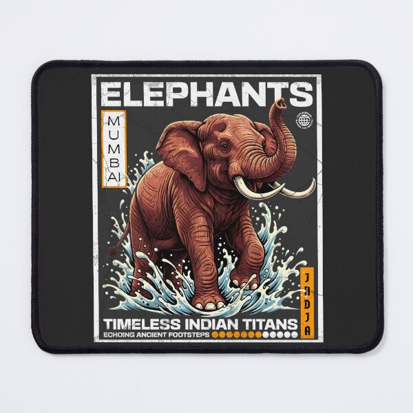 Item preview, Mumbai Elephants – Timeless Indian Titans designed and sold by Mafiadonar.