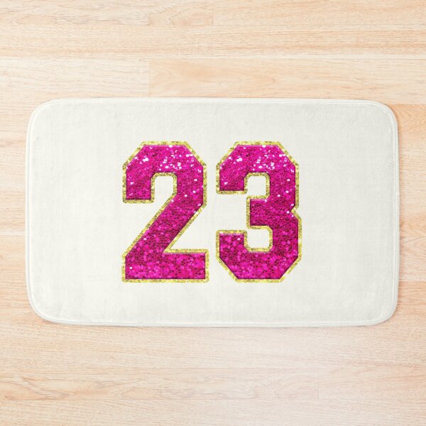 Item preview, Number 23 Pink Glitter designed and sold by Jeallan Designs.