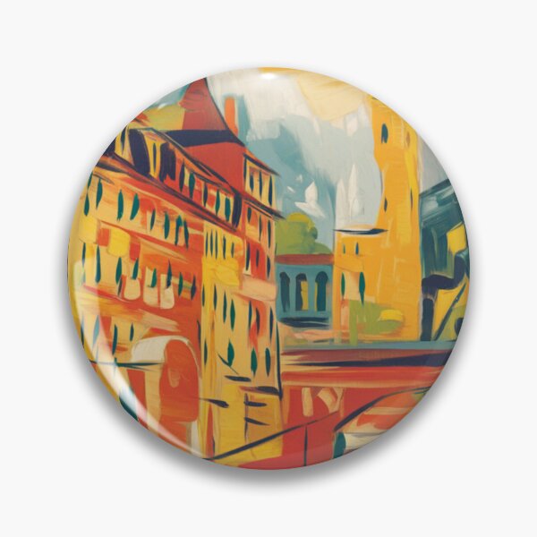 Item preview, Dijon France Travel Poster | Colorful French Cityscape Art designed and sold by CARRAANN.