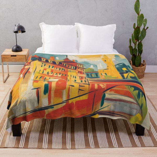 Item preview, Dijon France Travel Poster | Colorful French Cityscape Art designed and sold by CARRAANN.
