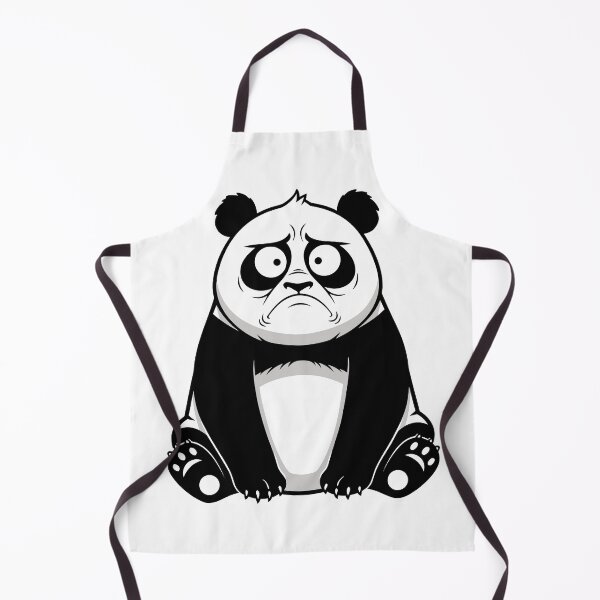 Item preview, Sad Cartoon Panda | Cute Animal Art for Gifts designed and sold by IrinArtShop.