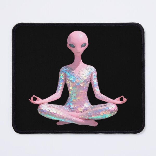 Item preview, Alien Meditating designed and sold by Roanemermaid.