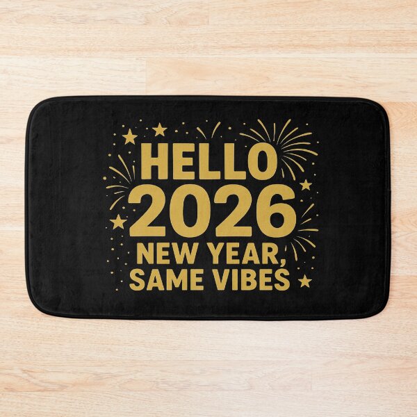 Item preview, Hello 2026 New Year Same Vibes Funny Quote T-Shirt | Chill Vibes New Year Tee designed and sold by fabricutie.