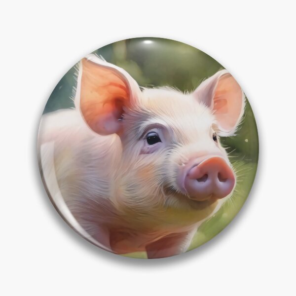 Item preview, Cute Piglet in Nature designed and sold by CalmnessbyChoice.