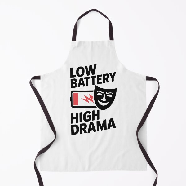 Item preview, Low Battery High Drama | Funny Mood Quote for Tired & Dramatic Souls designed and sold by ThatBBStore.