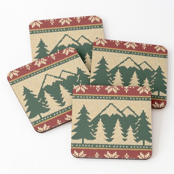 Item preview, Ugly Sweater Knit — Forest Tree Pattern designed and sold by BROHLine Studio.