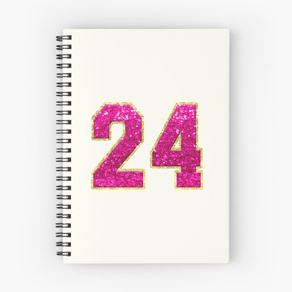 Item preview, Number 24 Pink Glitter designed and sold by Jeallan Designs.
