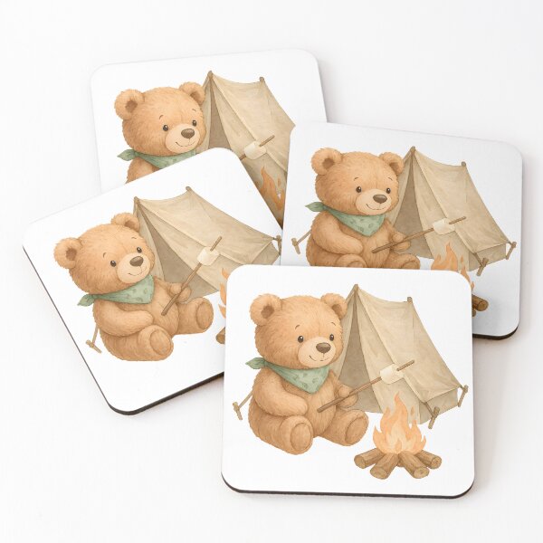 Item preview, Camping Bear by the Fire designed and sold by DariaOltes.