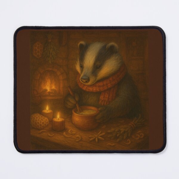 Item preview, Hearthkeeper Badger – Maker of Warm Winter Comforts designed and sold by GeoWild Designs.