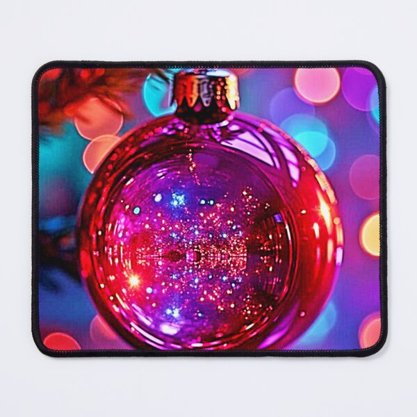 Item preview, Vibrant Neon Christmas Ornament Design designed and sold by Health And Fitness Posts e-Store.