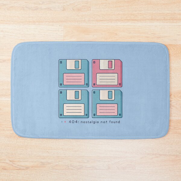Item preview, Retro Floppy Disk Grid – 404 Nostalgia Not Found Tech Design designed and sold by NoctaHike.