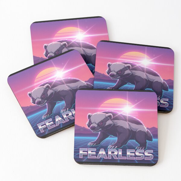Item preview, Honey Badger Art, Fearless Animal Lover, Mellivora Capensis, Resilient Wildlife Gift, Zero Fucks Given Attitude designed and sold by Ditstyle.