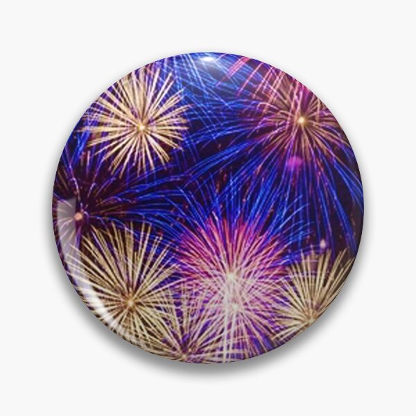 Item preview, Vibrant Fireworks Display Lighting Up the Night Sky in Multiple Colors designed and sold by PixelVibe782.