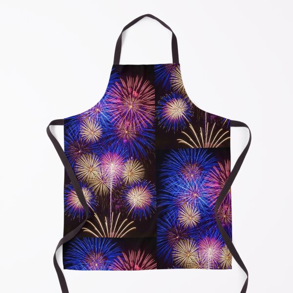 Item preview, Vibrant Fireworks Display Lighting Up the Night Sky in Multiple Colors designed and sold by PixelVibe782.
